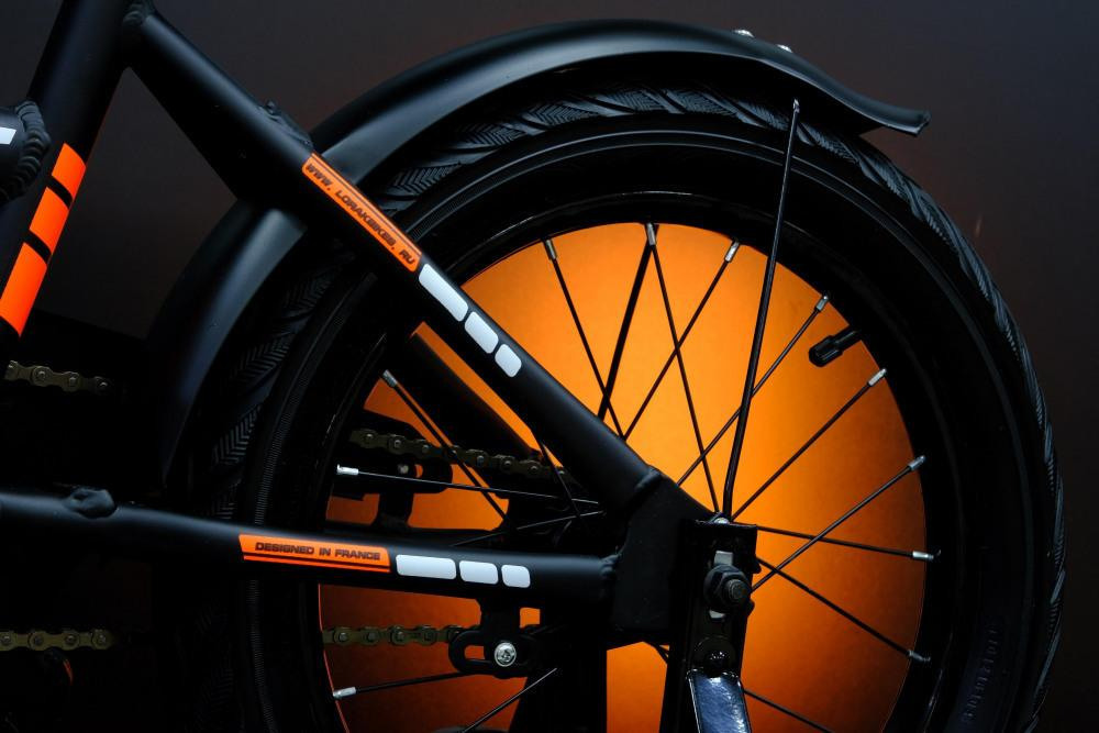 Lorak Junior 16 Boy Матовый Чёрный/Оранжевый