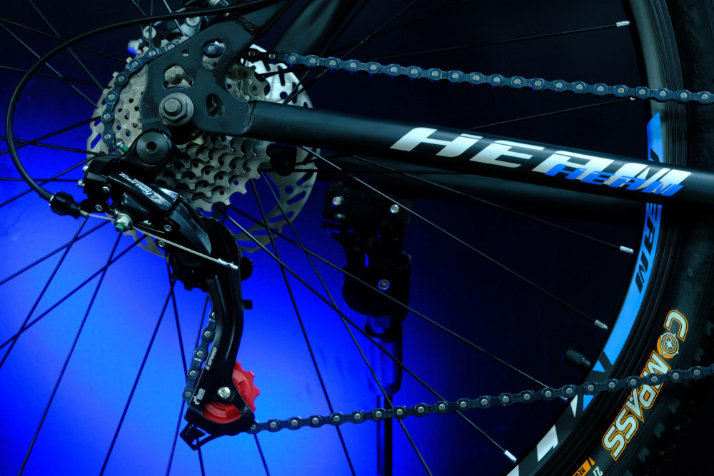 HEAM ALPHA 29 Prom Матовый Чёрный/Синий рама 19 (на рост 171-182)