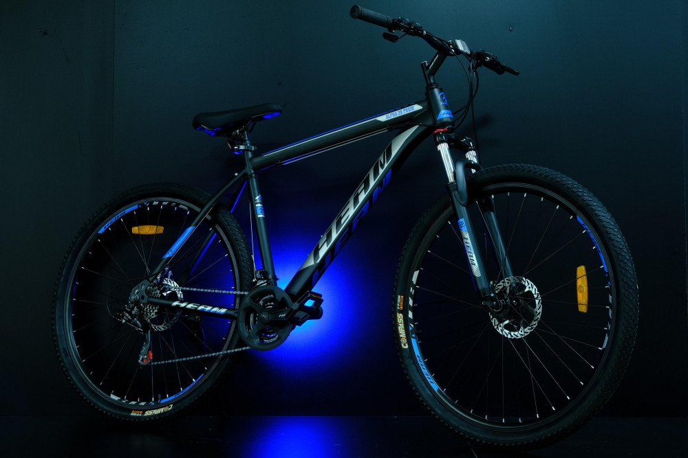 HEAM ALPHA 29 Prom Матовый Чёрный/Синий рама 19 (на рост 171-182)