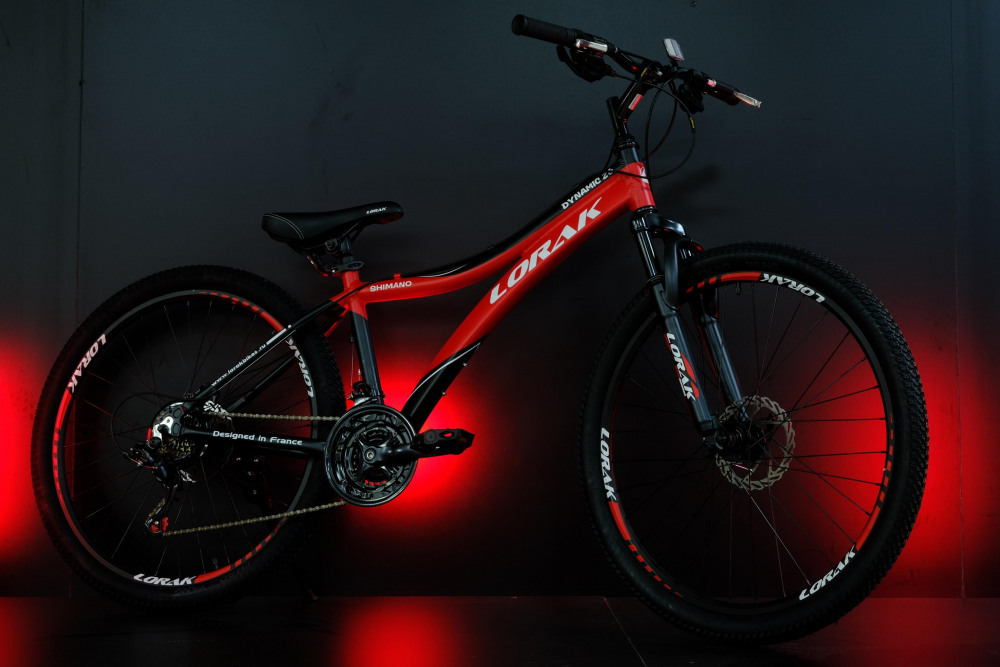 Lorak Dynamic 26 Матовый Чёрный/Красный