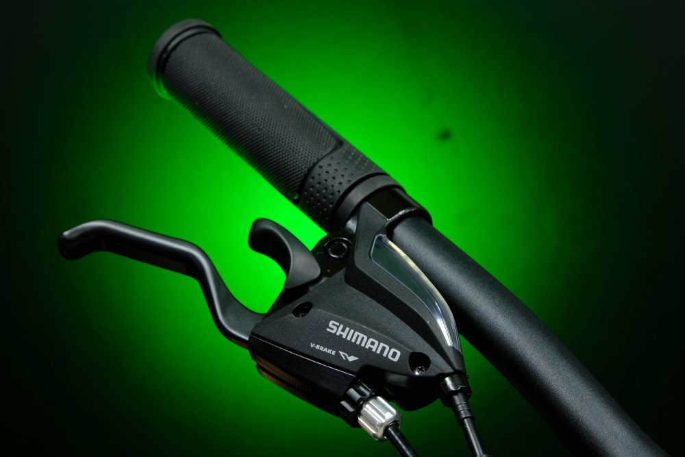 Lorak 2.0 Матовый Чёрный/Зелёный рама 19 (на рост 171-182) (27.5)